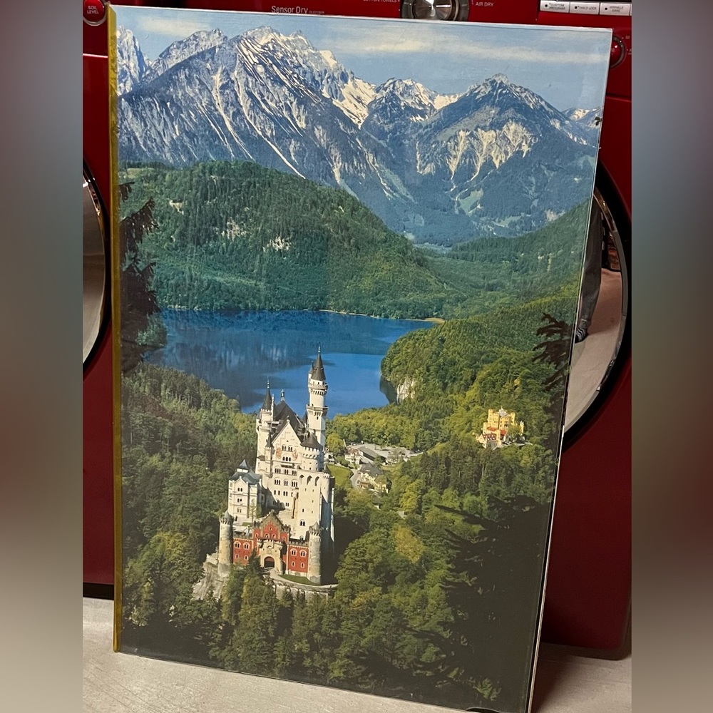 Neuschwanstein Castle Poster Germany Black Forest Medieval Fantasy Travel Art